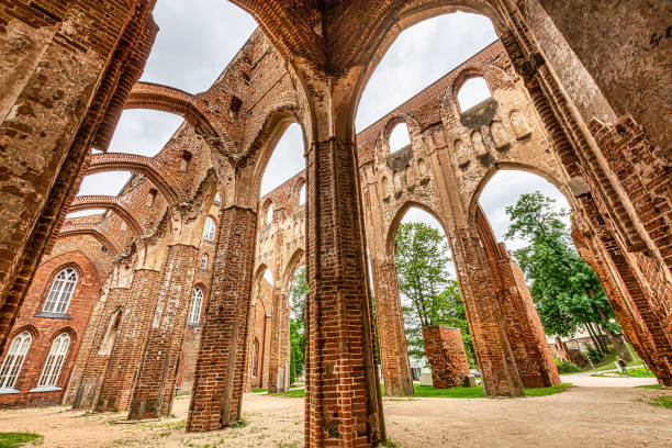 istock Tartu Cathedral (German: Dorpater Domkirche), dedicated to Saints Peter and Paul 1281652651