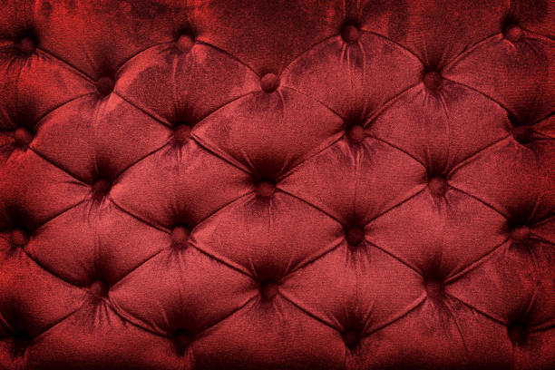 istock Quilted velvet burgundy background 1281655770