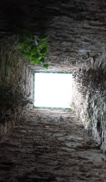Photo of Interior view of a defensive tower