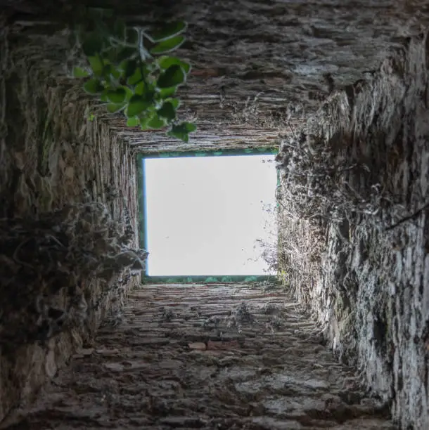 Photo of Interior view of a defensive tower