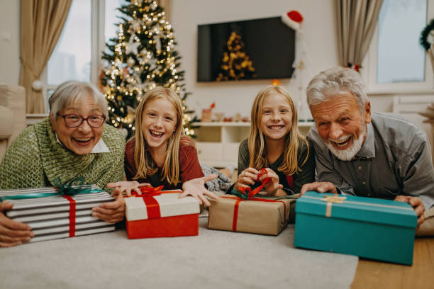 istock Multigenerational family celebrates Christmas-New Year 1281662003