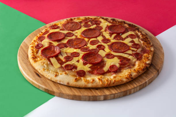 istock Italian pepperoni pizza 1281664524