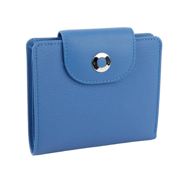 istock New blue wallet of cattle leather isolated 1281678036