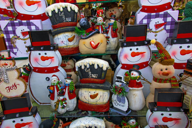 Christmas Decorations-Snow Men-Indiana