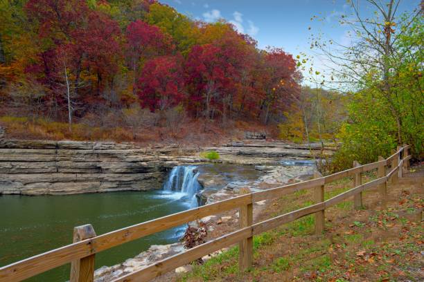 istock Waterfalls and Fall Colors-Cataract Falls-Indiana 1281689426