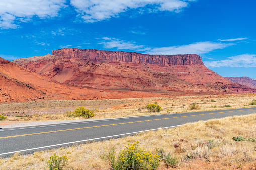Southwest USA Utah Desert Landscape near Moab