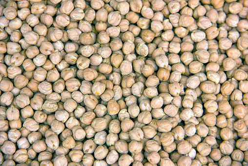 Close up of chickpea beans Legumes