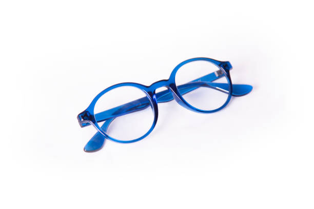 istock Eyeglasses, Isolated, Blue, White, Child 1281698823