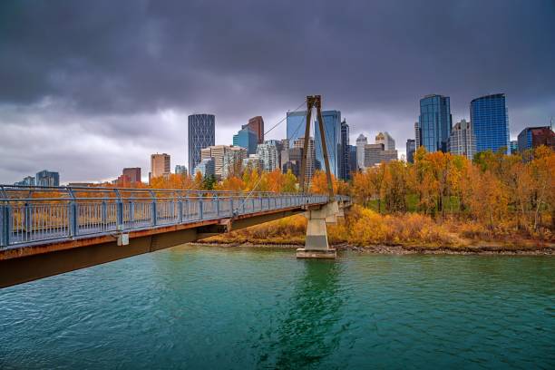 istock Moody Clouds Over An Autumn River Valley 1281700292