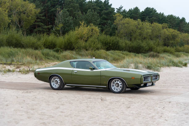 Jurmala, Latvia - August 29, 2020: Retro car festival Jurmala, Latvia - August 29, 2020: Retro car festival dodge charger stock pictures, royalty-free photos & images