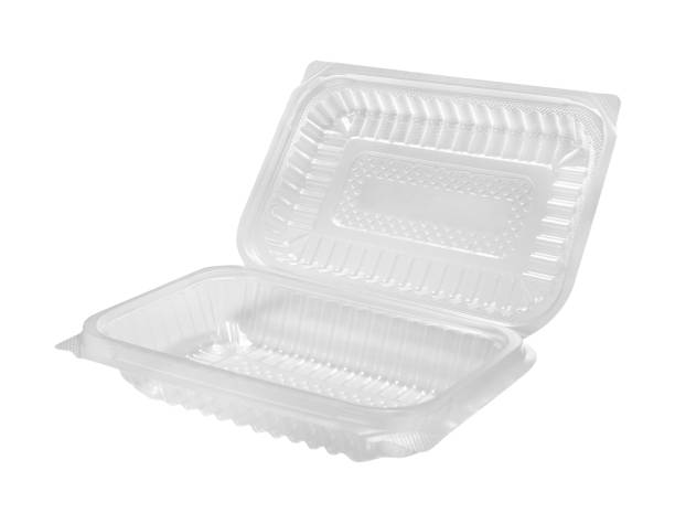 istock Empty transparent plastic food container isolated on white with clipping path 1281718197