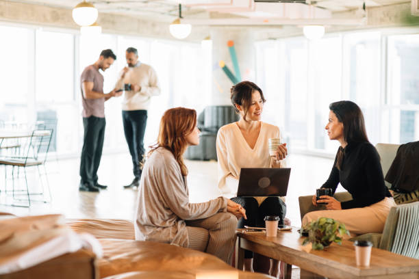 istock Friends Hanging out in coffee shop 1281721064