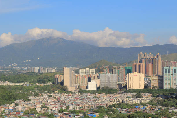 istock Wang Chau view of Yuen Long district in HK 1281729465