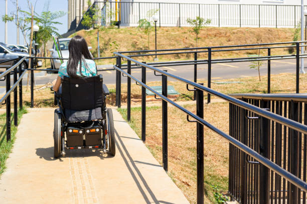 Photo of a teenager has disability.