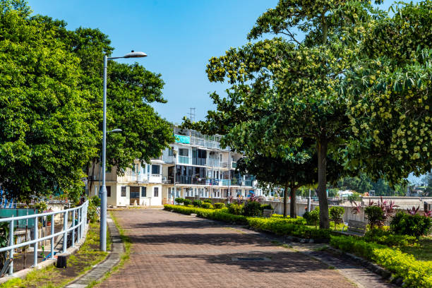 istock Town scape in Peng Chau island, Hong Kong 1281741768