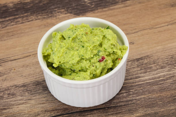 istock Avocado guacamole sauce with chili pepper 1281751737
