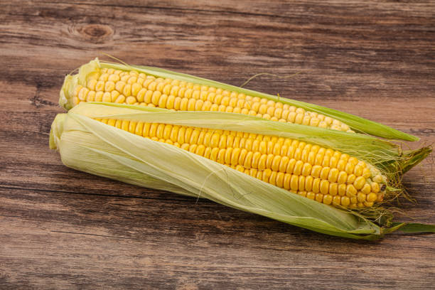 istock Vegan cuisine - Ripe sweet corn 1281751817