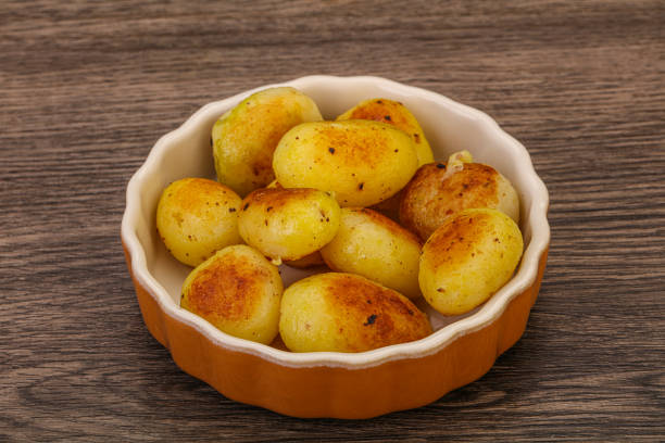 istock Roasted baby potato in the bowl 1281751907