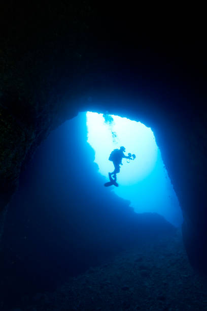 istock A diver in the underwater cave on Lastovo 1281751935