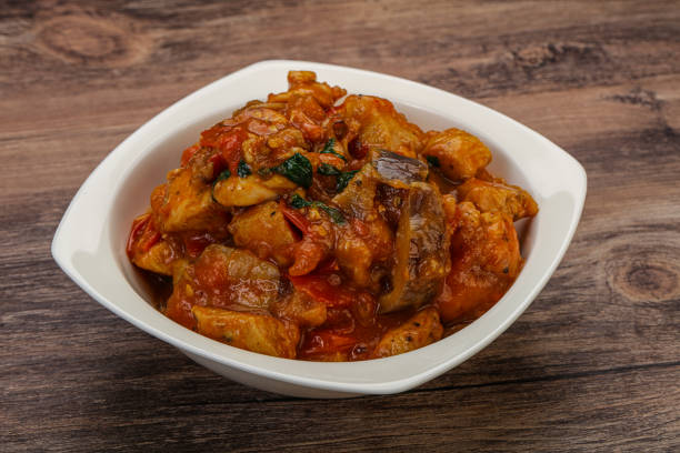 istock Chicken with oyster sauce and vegetables 1281752361