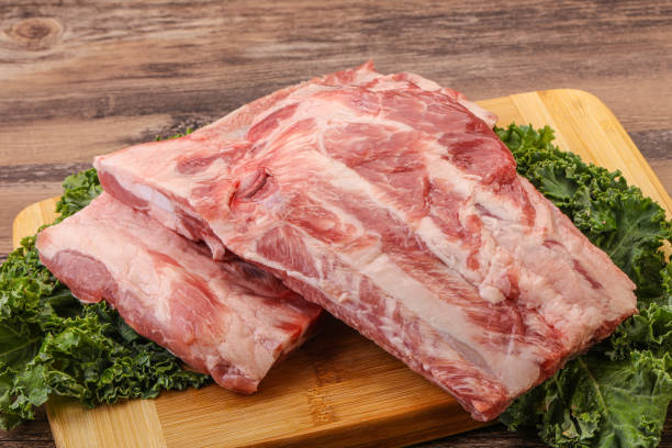 istock Raw pork ribs for cooking 1281752466