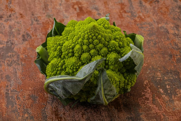 istock Vegan organic food - Romanesco cabbage 1281752489