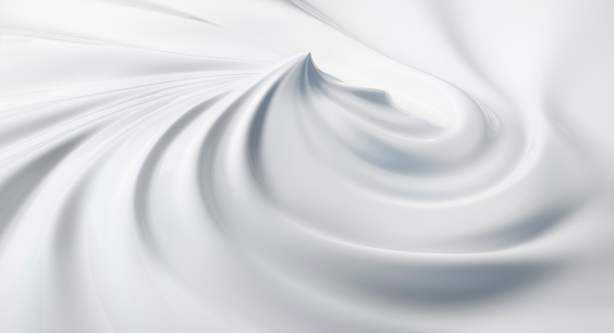 Closeup of Milk or Cream Swirl - Full frame