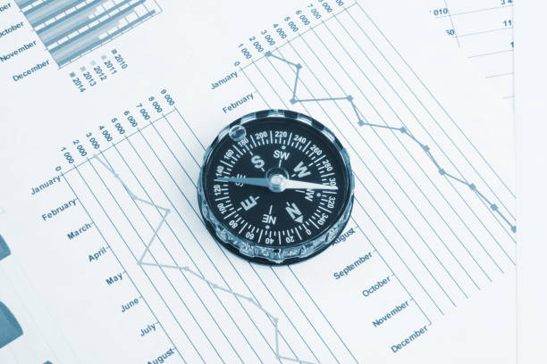 istock Navigation in financial world concept 1281758245