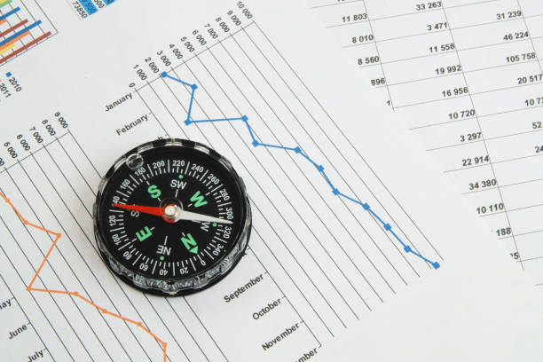 istock Navigation in financial world concept 1281758268