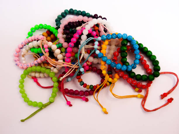 istock bracelet in colorful on white background 1281760082