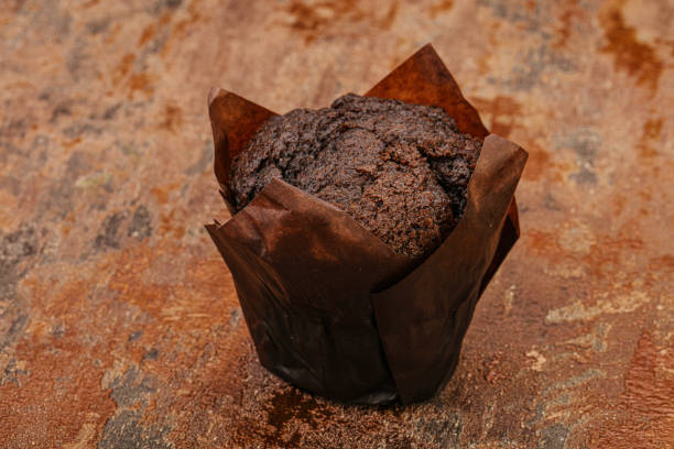 istock Tasty sweet Chocolate muffin bakery 1281760206