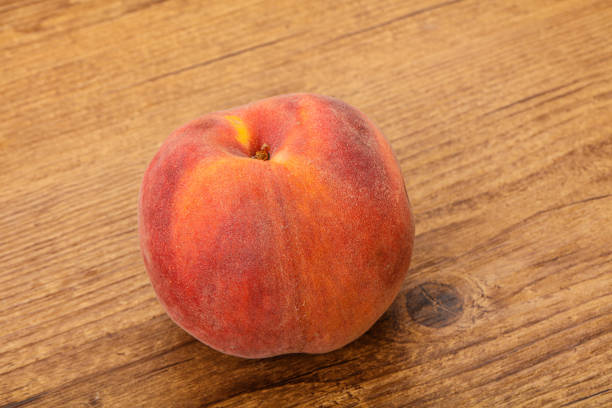 Fresh ripe sweet and tasty peach fruit