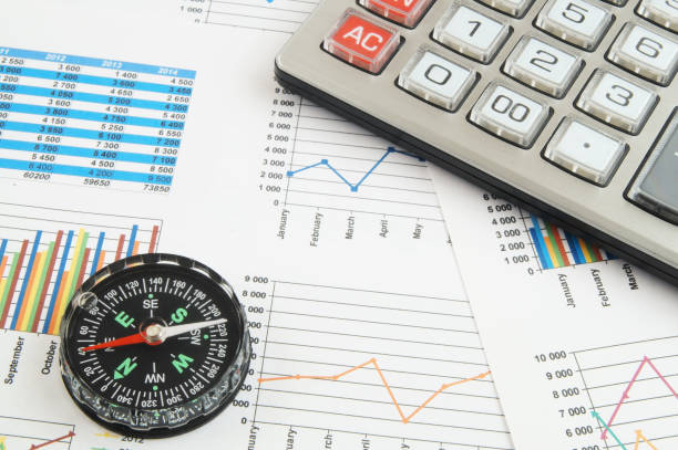 istock Navigation in financial world concept 1281763894