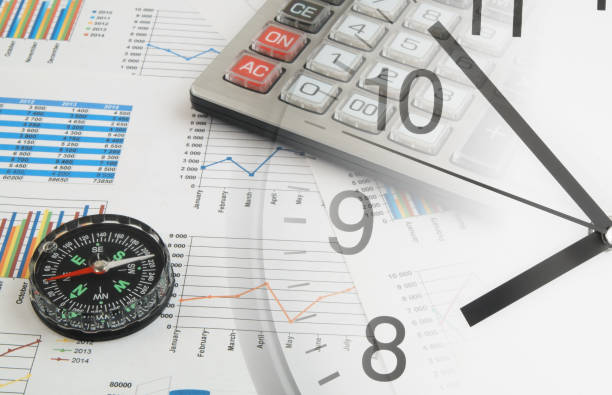 istock Navigation in financial world concept 1281763955