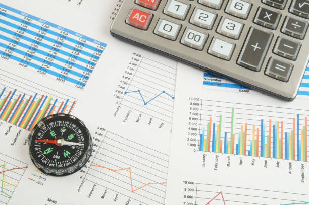 istock Navigation in financial world concept 1281763956