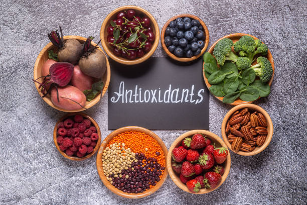 istock Healthy foods high in antioxidants 1281765191