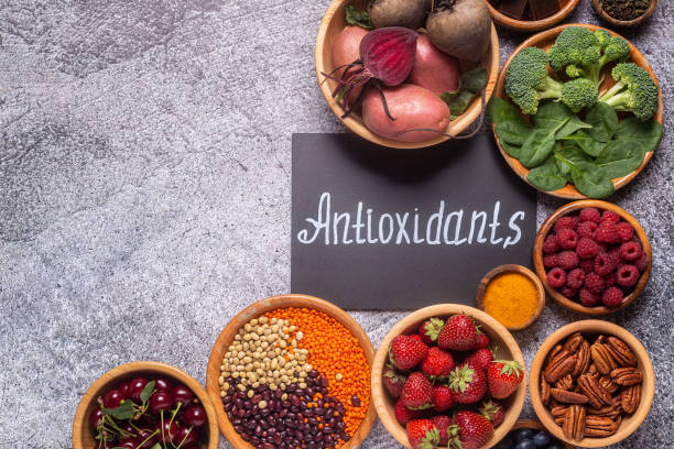 istock Healthy foods high in antioxidants 1281765240