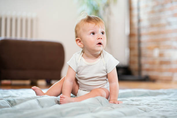 istock Baby boy at home 1281769321