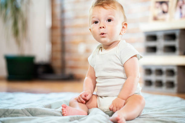 istock Baby boy at home 1281769485