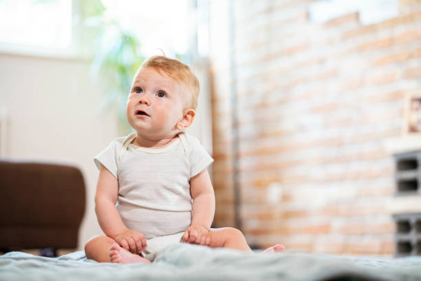 istock Baby boy at home 1281769559