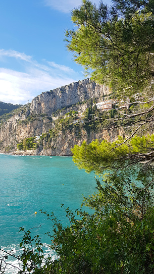 Landscape in Cap D'Ail, French Riviera