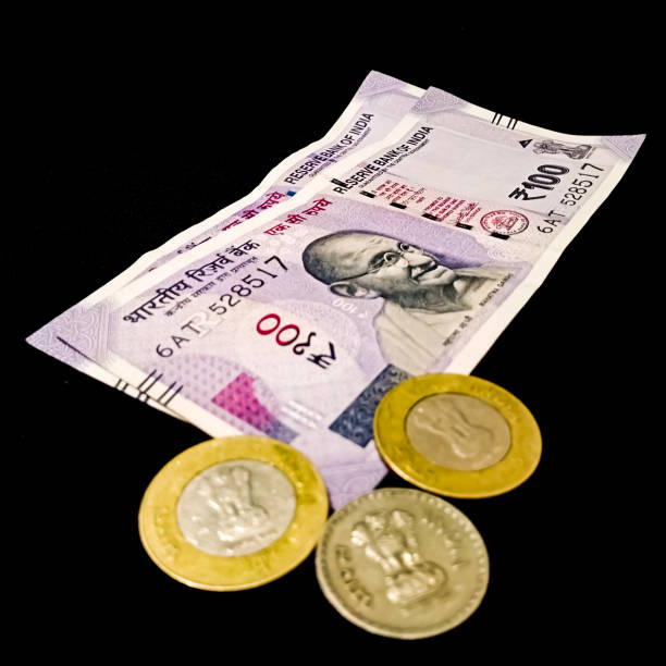 istock indian currency presentation on dark background 1281788953