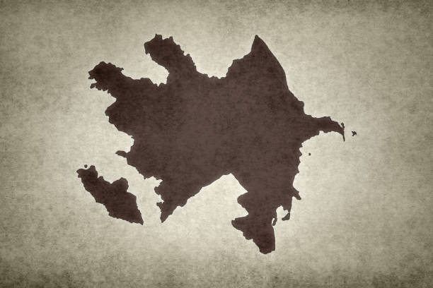 istock Grunge map of Azerbaijan 1281789009