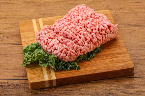 istock Raw pork minced meat for cooking 1281789145