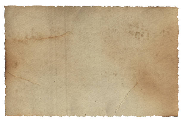 istock Old vintage texture retro paper with burned edges, stains and scratches background 1281792708