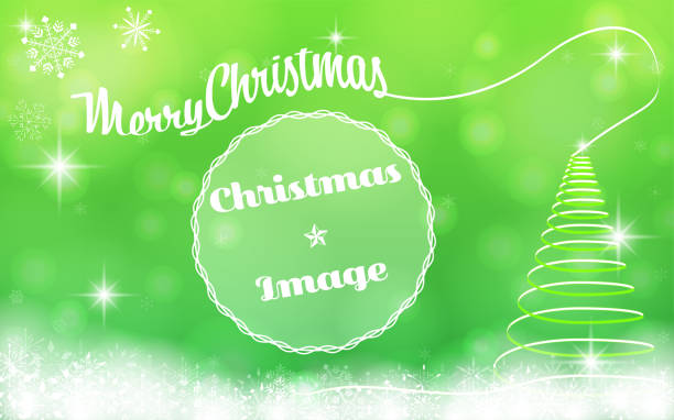 フレーム付きのきらびやかなクリスマスイメージの背景素材 - christmas defocused selective focus christmas tree点のイラスト素材／クリップアート素材／マンガ素材／アイコン素材