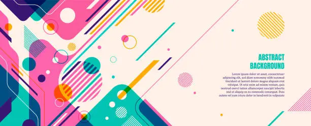 Vector illustration of Abstract web banner design.