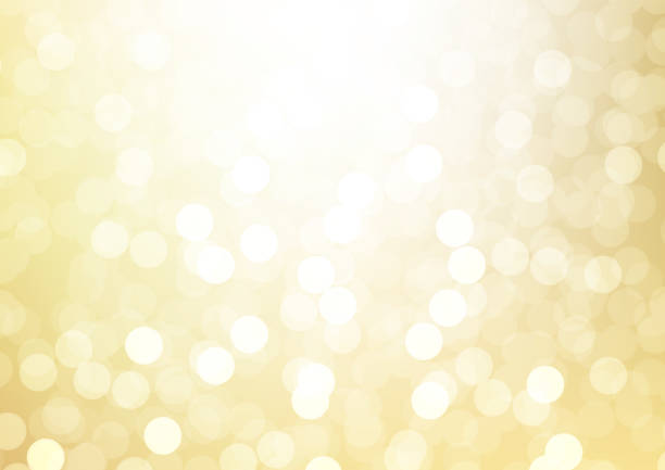 istock Soft blurred shiny golden sparkling glittering bokeh abstract background vector illustration 1281796825