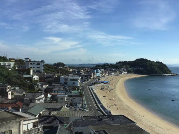 istock The sandy beach of Shinoshima called Sun Sun Beach 1281799649