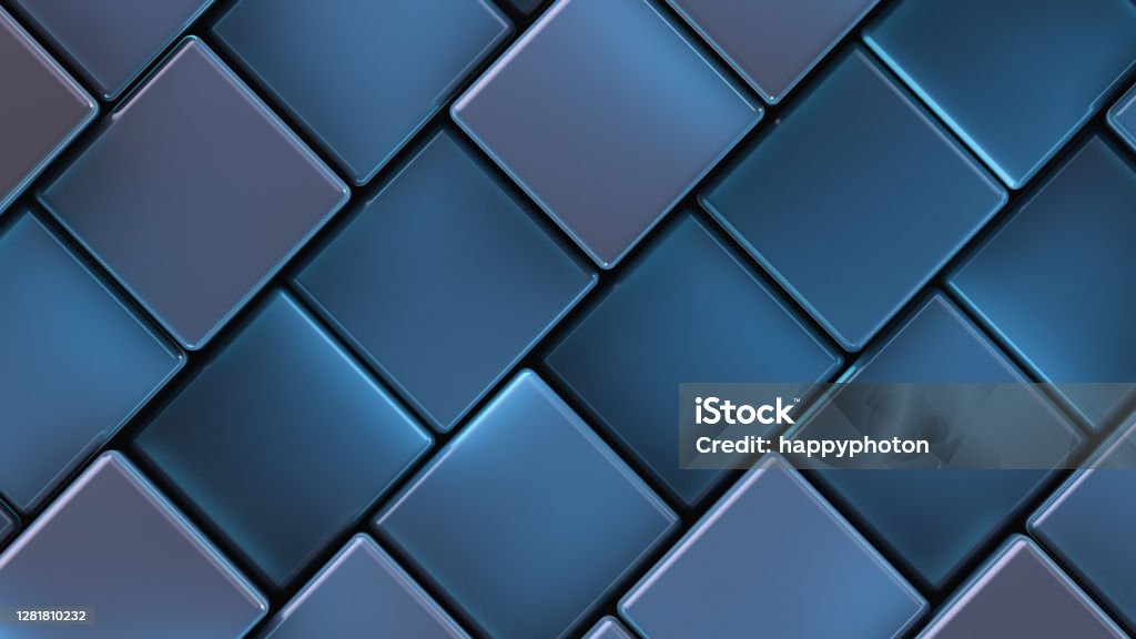 Abstract Blue Background Rectangular Blocks Stock Photo - Download ...